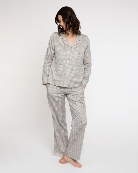 Port in a storm Luxury Cotton Women s Pyjama Set Yawn